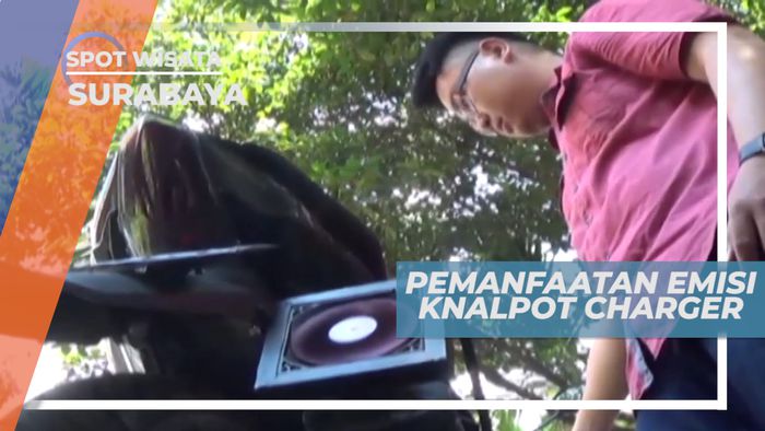 Penemuan Unik, Charger dari Asap Knalpot, Surabaya
