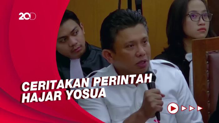 Bergetar Suara Ferdy Sambo Tanggapi Kesaksian Richard Eliezer