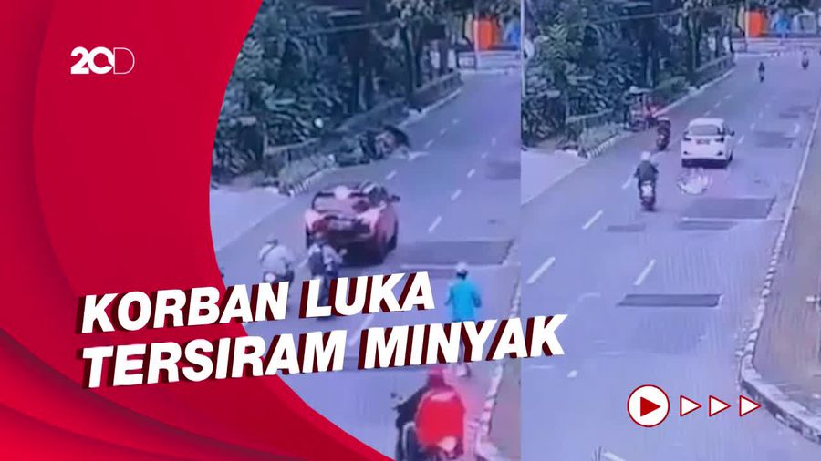 Detik-detik Abang Gorengan di Tangsel Jadi Korban Tabrak Lari Pemotor