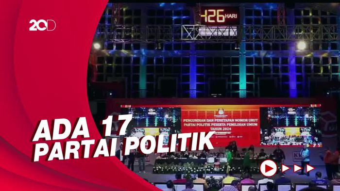 Daftar Nomor Urut Partai Politik di Kontestasi Pemilu 2024