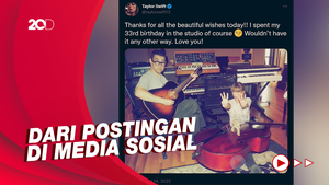 Taylor Swift Posting Foto di Studio, Fans Coba Pecahkan Kode