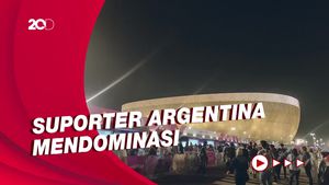 Suasana di Lusail Stadium saat Laga Argentina Vs Kroasia