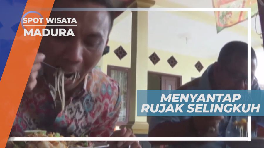 Rujak Selingkuh, Cita Rasa Unik Perpaduan Rujak Dengan Kuah Soto Babat, Madura