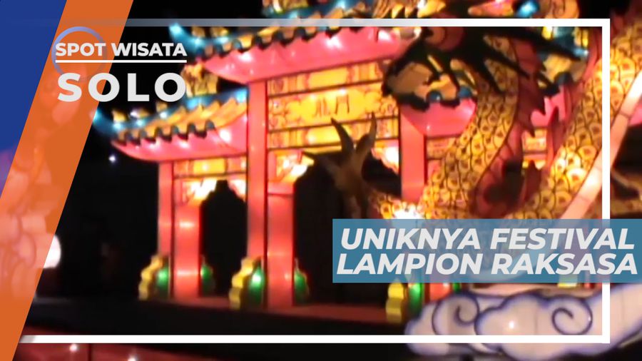 Cantiknya Warna-warni Ratusan Lampion yang Memenuhi Alun-alun Solo
