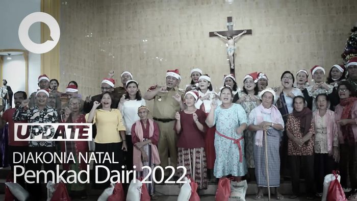 Pesan Bupati Eddy Berutu di Diakonia Natal Perdana Pemkab Dairi Tahun 2022 