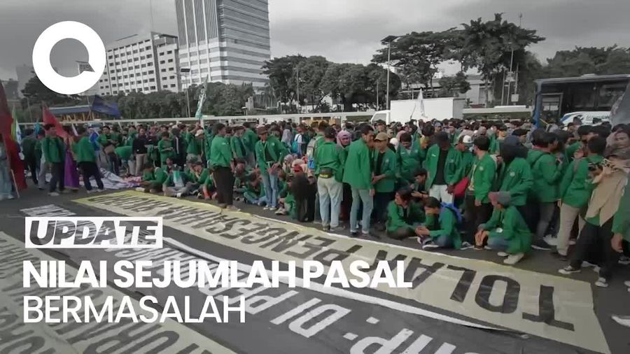 Tuntut Cabut KUHP, Elemen Mahasiswa Geruduk DPR!