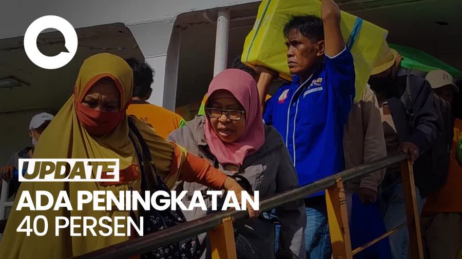 Kepadatan Pelabuhan Nusantara Parepare Jelang Libur Nataru