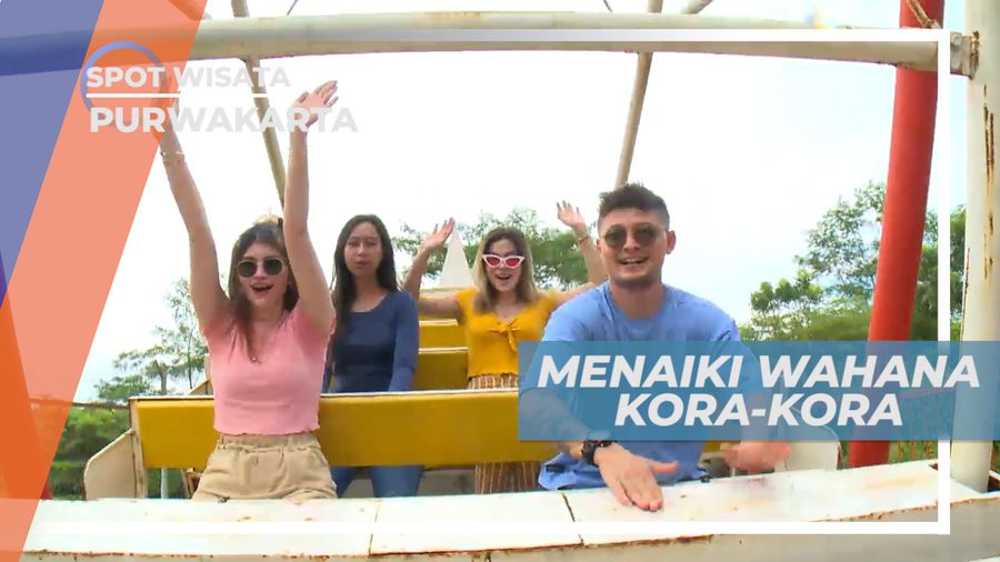 Pacu Adrenalin, Berayun Seru di Wahana Kora-kora, Purwakarta