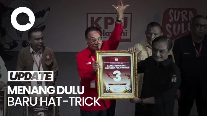 PDIP Nomor Urut 3 di Pemilu 2024, Ganjar: Menang Total, Hat-trick!