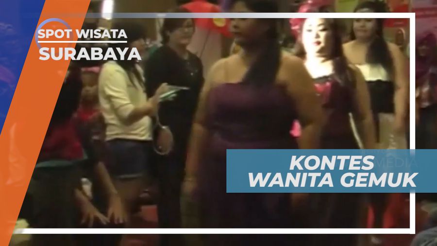 Lenggak-lenggok Cantik, Kontes Wanita Gemuk di Atas Catwalk, Surabaya