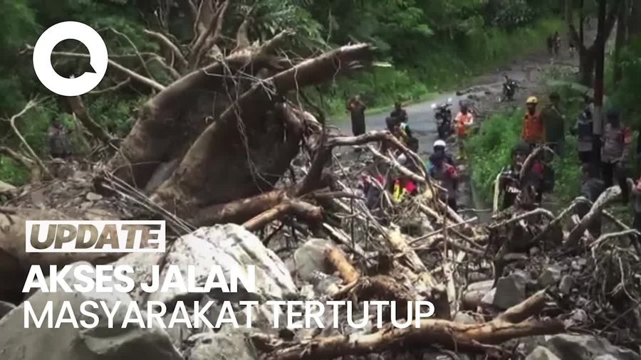 Penampakan Longsor di Pinrang Sulsel, 3 Desa Terisolasi
