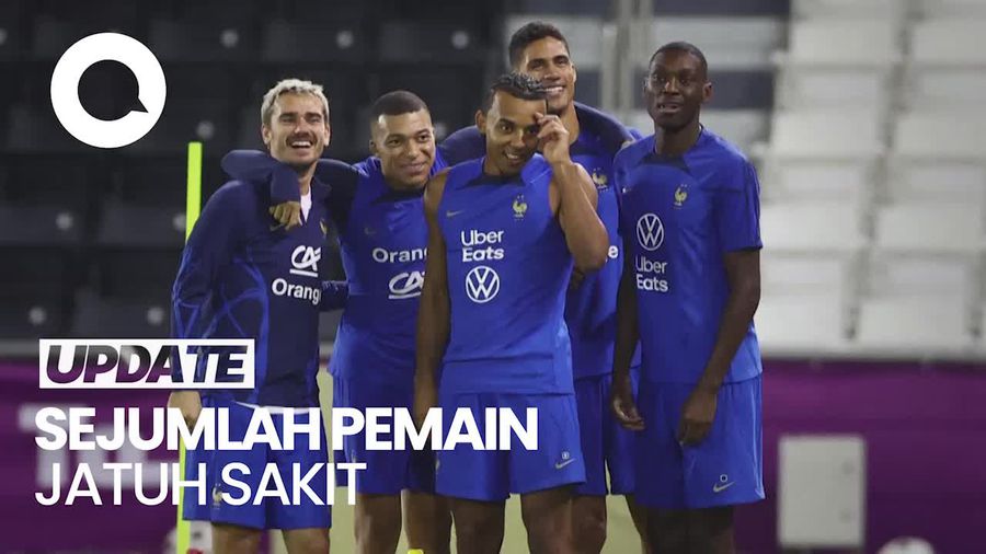 Jelang Final Piala Dunia 2022 Timnas Prancis Dihantui Wabah Flu