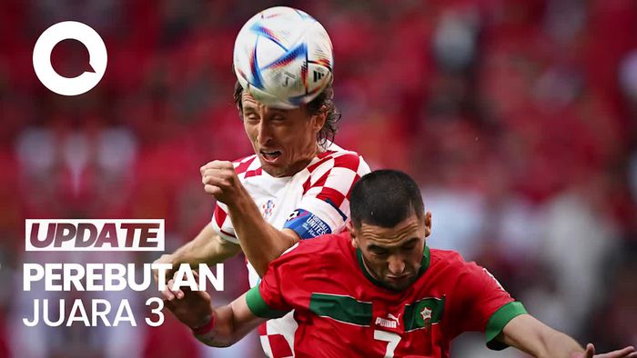 Meriah Suasana Nobar Maroko Vs Kroasia di FIFA Fan Fest Qatar