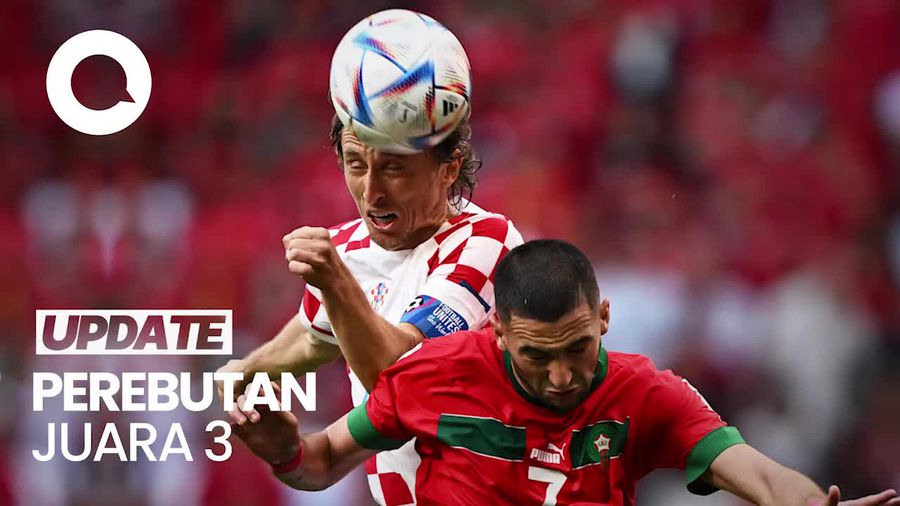 Meriah Suasana Nobar Maroko Vs Kroasia di FIFA Fan Fest Qatar