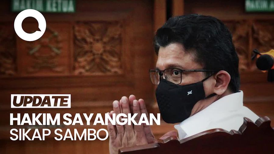 Hakim ke Sambo: Punya Kedudukan Bagus, Tapi Tak Bisa Tahan Emosi
