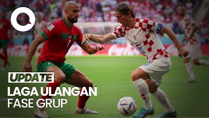 Head-to-head Kroasia Vs Maroko Rebutan Tempat Ketiga 