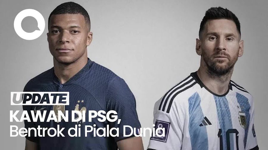Adu Tajam Messi Vs Mbappe di Final Piala Dunia 2022