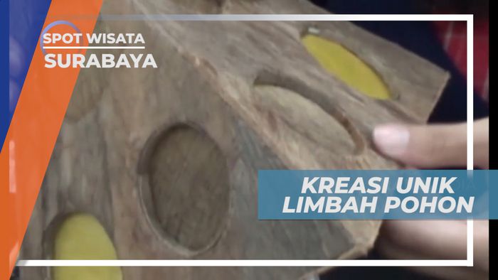 Kreasi Unik, Kerajinan Bernilai Seni dari Limbah Pohon Kelapa, Surabaya