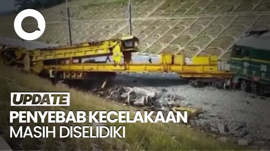 Ada Korban Tewas Anjloknya Kereta Teknis KCJB, KCIC Buka Suara