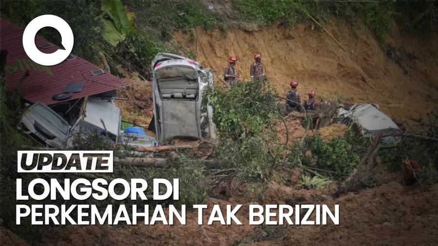 24 Orang Tewas dalam Insiden Tanah Longsor di Malaysia