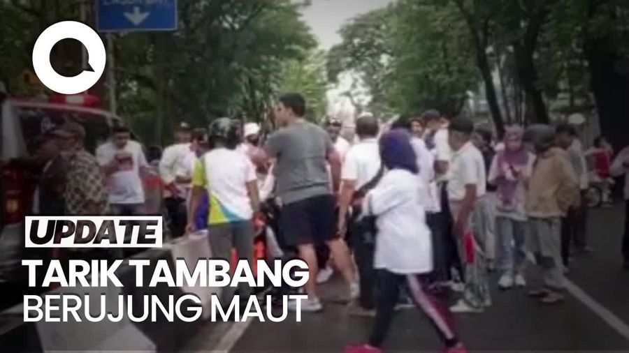 Kepanikan Saat Tarik Tambang di Makassar Sebab 1 Tewas
