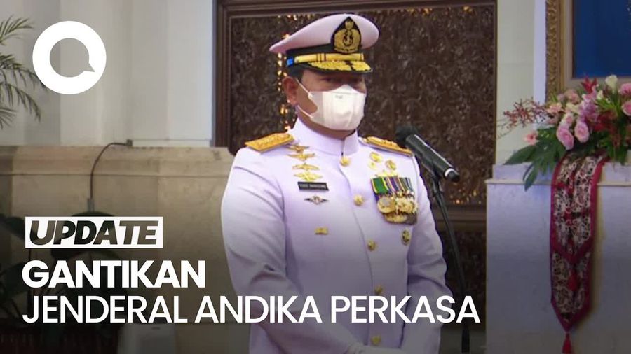 Momen Jokowi Lantik Laksamana Yudo Margono Jadi Panglima TNI