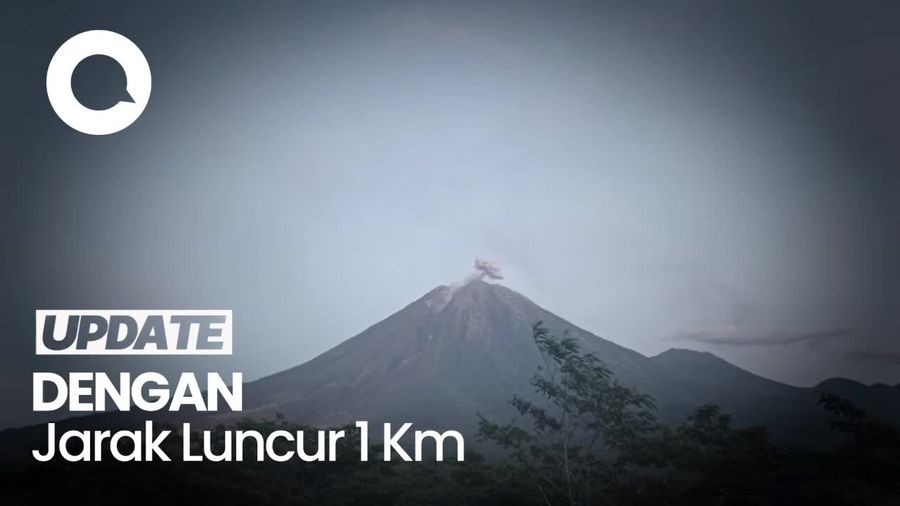 Update Gunung Semeru: Sempat Mengeluarkan Guguran Disertai Hujan Abu