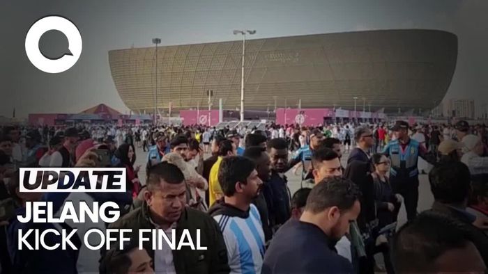 Suporter Argentina-Prancis Mulai Padati Stadion Lusail