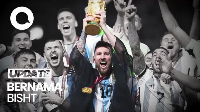 Tentang Jubah Hitam yang Dipakai Messi saat Angkat Trofi Piala Dunia
