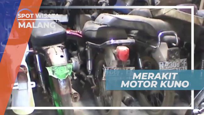 Sang Kakek Ahli Bengkel Modifikasi Motor Kuno, Malang