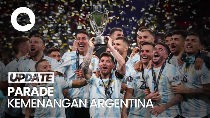 Pemain Argentina Keliling Qatar Dikawal Unta
