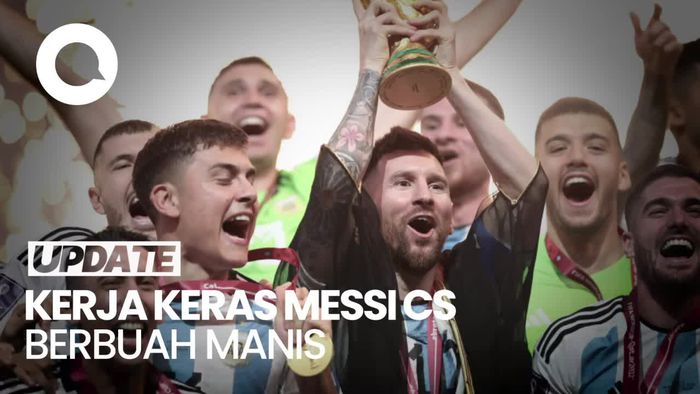 Jatuh Bangun Argentina Boyong Trofi Piala Dunia Qatar