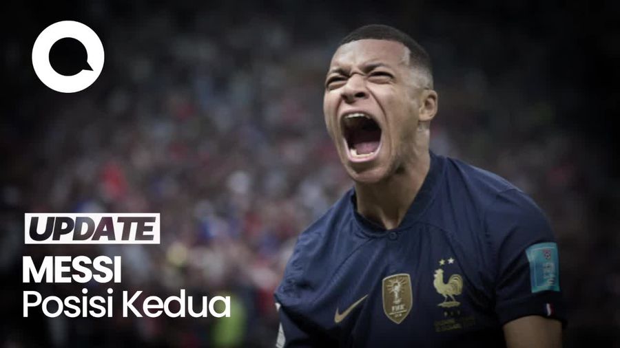 Kylian Mbappe Top Skor Piala Dunia 2022 dengan 8 Gol