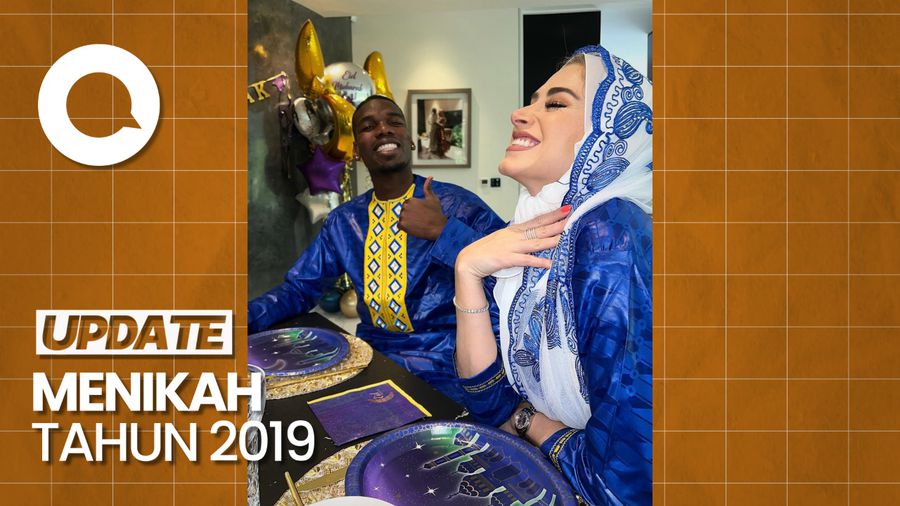 Cantiknya Istri Paul Pogba Tampil Berhijab Usai Menikah