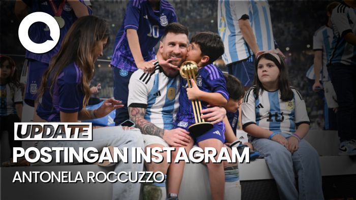 Ungkapan Bangga Istri kepada Messi Usai Argentina Juara Pildun