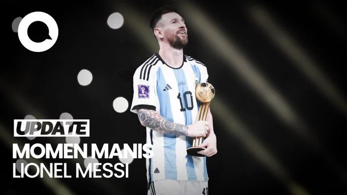 Messi Sabet Gelar Pemain Terbaik Piala Dunia 2022