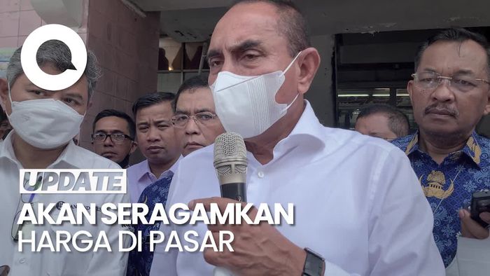 Gubsu Edy Heran Harga Ayam di Pasar yang Dikelola Pemkot Medan Lebih Mahal