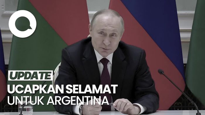 Putin Nonton Final Piala Dunia Saat Situasi di Ukraina Sangat Sulit