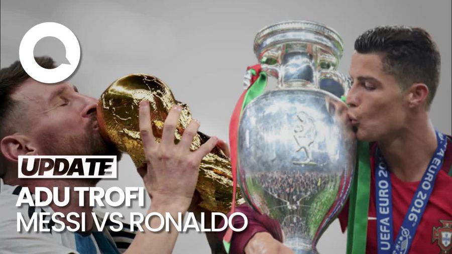 Messi Vs Ronaldo, Siapa Paling Banyak Trofi?