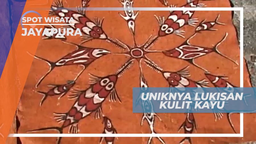 Lukisan Kulit Kayu yang Memukau, Jayapura