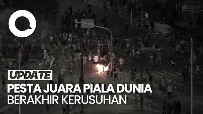 Perayaan Juara Piala Dunia di Argentina Berubah Jadi Rusuh!
