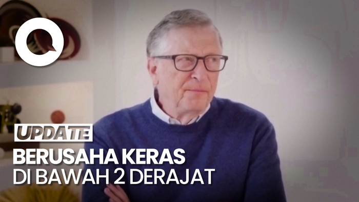 Bill Gates Bicara Perubahan Iklim, Sulit Capai Target 1,5 Derajat Celsius