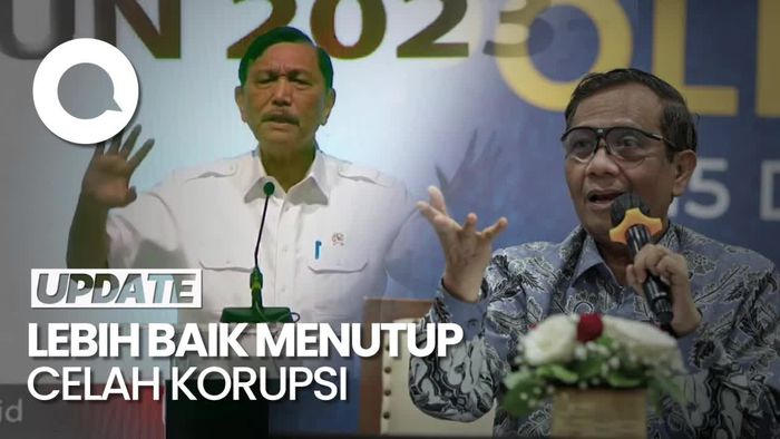Saat Duet Menko Luhut-Mahfud Kompak Setuju OTT KPK Tak Baik