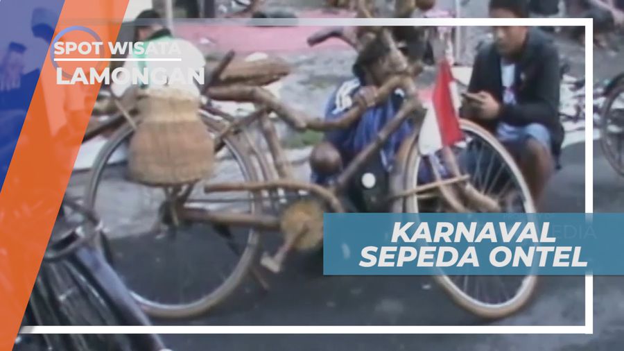 Kemeriahan Karnaval Sepeda Ontel, Lamongan