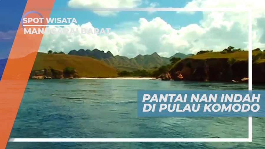 Pesona Pantai Indah di Pulau Komodo, Manggarai Barat