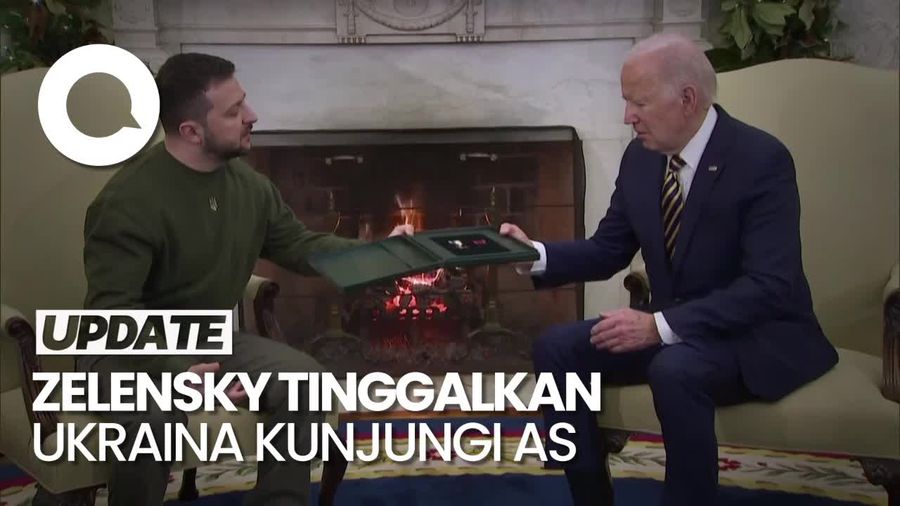 Momen Pertemuan Biden-Zelensky di Amerika Serikat