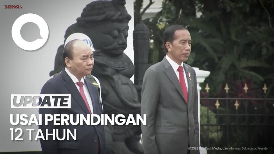 Jokowi Bertemu Presiden Vietnam di Istana Bogor, Sepakati Batas ZEE