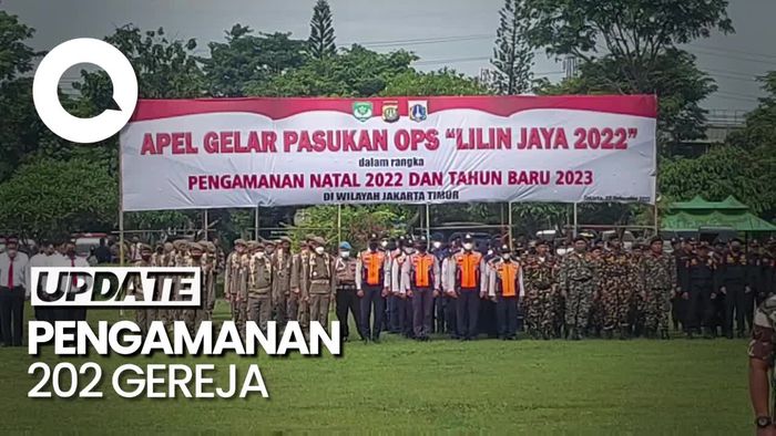 1.900 Personel Gabungan Amankan Natal dan Tahun Baru di Jaktim