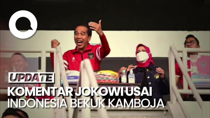 Kata Jokowi Usai Nonton Timnas: Sebenarnya Peluang Lebih dari 10