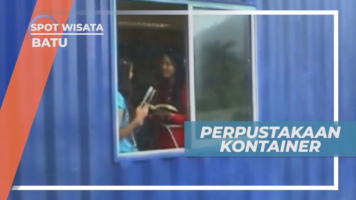 Perpustakaan Unik, Dibangun dari Tumpukan Kontainer, Kota Batu